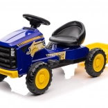 Tracteur à pédales bleu