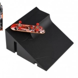 Skateboard à doigts avec rampe – fingerboard en plastique avec pièces à visser