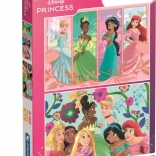 Clementoni puzzle Princesses Disney 2×60 pièces
