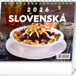 Calendrier de bureau Cuisine slovaque 2026