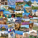 Puzzle Voyageur - France 1000 pièces de Eurographics