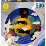 Puzzle RAVENSBURGER 500 pièces – petit soleil, sens « lecture » (rond)