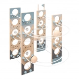 Piste de billes modulaire