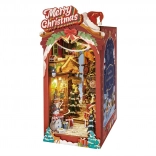 Cale-livres allée de Noël fabriquée à la main