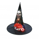 Chapeau d’Halloween avec cerveau et œil