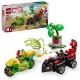 LEGO Spidey et ses Amis extraordinaires : poursuite dino de Spin et Electro (4+, 124 pièces)