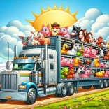 Art Puzzle Route en camion 100 pièces