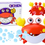 Machine à bulles crabe rouge