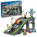 LEGO City sans limites : piste de course avec rampes