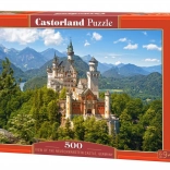 Puzzle 500 pièces – vue sur le château de Neuschwanstein