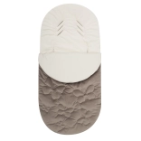 Chancelière d’hiver pour enfant New Baby Butterfly écru pour poussette et siège auto