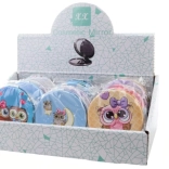 Miroir de poche avec petites chouettes