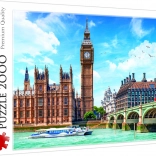 Puzzle 2000 pièces – Big Ben et pont de Westminster, Londres – Trefl