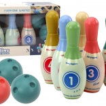Jeu d’arcade Set de bowling 6 pcs coloré