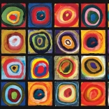 Puzzle panoramique Étude colorée des carrés 1000 pièces