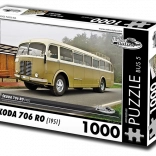 RETRO-AUTA Puzzle Autobus Škoda 706 RO (1951) 1000 pièces