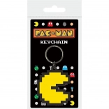 Porte-clés en caoutchouc Pac-Man Pixel