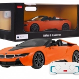Rastar BMW i8 Roadster modèle radiocommandé 1:12 – Orange