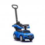 Trottinette à poignée coulissante Mercedes 3-en-1 Bleu