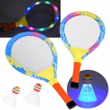 Raquettes de badminton lumineuses pour le divertissement