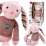 Lapin en peluche interactif Wooppy avec son et lumière