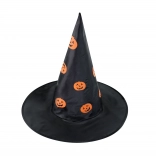 Chapeau de sorcier pour enfants avec citrouilles pour Halloween