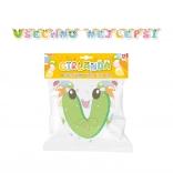 Guirlande en papier « Joyeux anniversaire » – vert