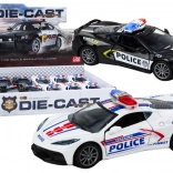 Voiture de police en métal 1:32 avec propulsion