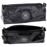 Trousse scolaire noire à une seule compartiment 21,5 cm