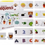 Puzzle séquentiels éducatifs – 10 ensembles pour apprendre les nombres, les lettres et les cycles de vie