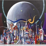 Puzzle Ville lunaire 1000 pièces