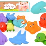 Animaux marins colorés pour le bain - ensemble de 6 pièces