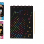 Notes à gratter coloré 10 feuilles