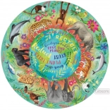 Puzzle rond Planète B n’existe pas, 500 pièces – GIBSONS