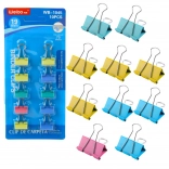 Set de trombones de bureau colorés 19 mm, 10 pcs