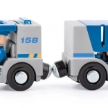 Modèle de voiture de police en métal 21 cm