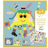 Djeco set d’autocollants Créatures sous-marines