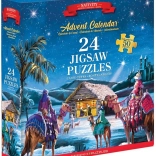 Calendrier de l’Avent puzzle Nativité 24×50 pièces EUROGRAPHICS