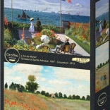 Puzzle Jardin à Sainte-Adresse et Champ de coquelicots 2x500 pièces