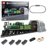 Kit train à vapeur RC, vert, 1212 pièces