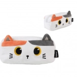 Trousse en peluche chat orange Cat Lovers