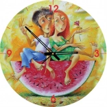 Puzzle horloge - Nous aimons le rouge (570 pièces)