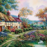 Puzzle Jardin de printemps 1500 pièces ART PUZZLE