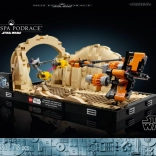 LEGO STAR WARS diorama : course de podracers à Mos Espa