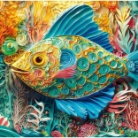 Cherry Pazzi puzzle Poisson en papier 1000 pièces