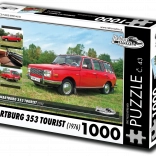 Puzzle Voitures rétro Wartburg 353 Tourist (1976) – 1000 pièces