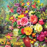Puzzle Bouquet de fleurs 1000 pièces par Eurographics