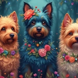 Puzzle Trio de chiens 1000 pièces BLUEBIRD