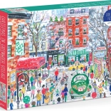 Puzzle Noël à Greenwich Village 1000 pièces GALISON