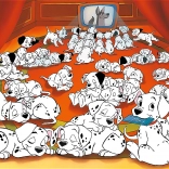 Puzzle Trefl Disney : Les 101 Dalmatiens, 600 pièces